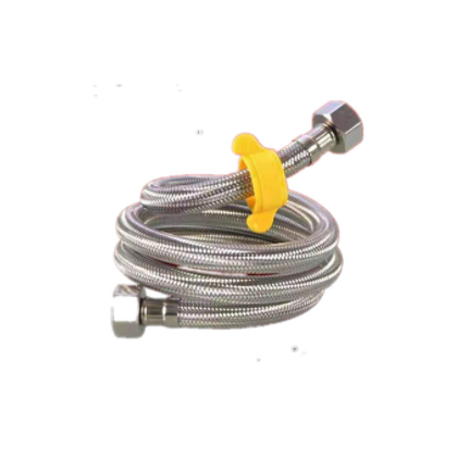 304不锈钢进水软管防爆不钢丝4分进水口热水器马桶龙头进水软管图3