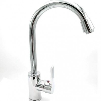 厂家直销铜底厨房龙头水槽洗菜盆冷热水龙头 旋转电镀冷热水龙头