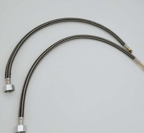 不锈钢混编管冷热面盆编织管 热水器专用 防爆进出水单头编织软管图3