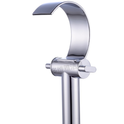 洁具卫浴批发全铜双手轮洗手盆水龙头 瀑布冷热水浴室卫浴水龙头图2