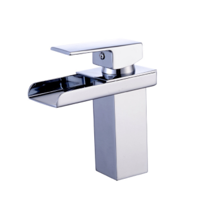 洁具卫浴批发全铜冷热单孔混水面盆龙头 浴室洗手盆瀑布水龙头图3