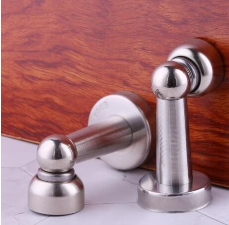 不锈钢门吸 卫生间木门挡门阻防撞五金厂家批发强磁力墙吸 吸门器图2