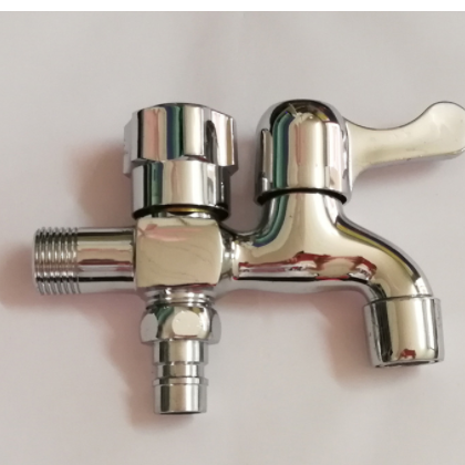 双用洗衣机龙头拖把池龙头 多功能两用水龙头 双开尖嘴全铜水龙头图3