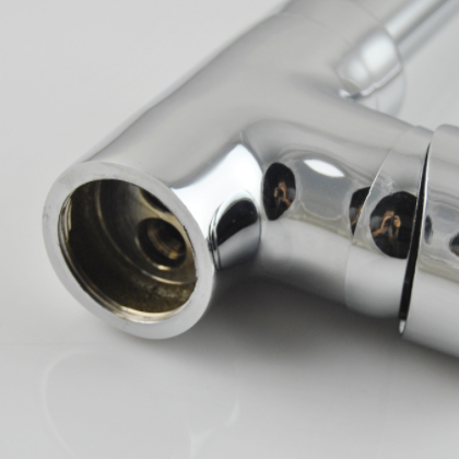 厂家批发7083铜圆三通洗菜盆龙头 厨房龙头 单孔冷热水槽龙头图2