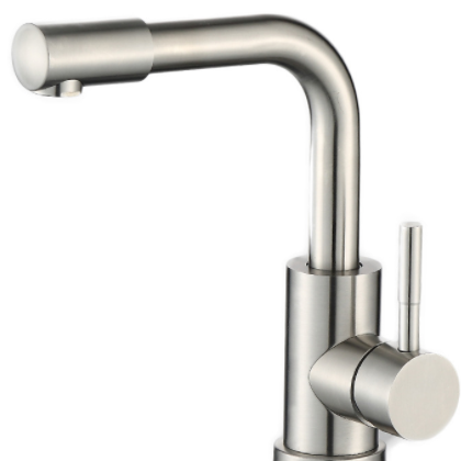 304不锈钢台盆双转动龙头 厨房洗菜盆面盆水龙头洗手盆冷热水龙头图2