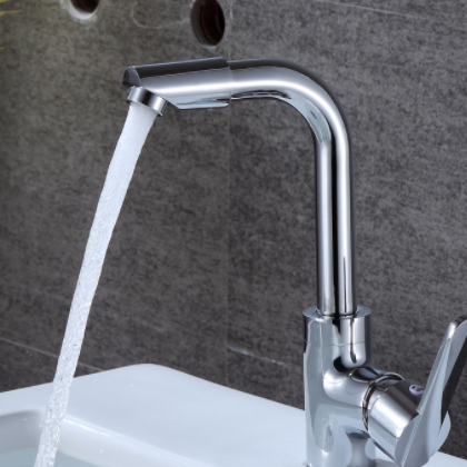 铜冷热可旋转水龙头混水阀 厨房水槽洗菜盆单孔水龙头 水龙头家用图3