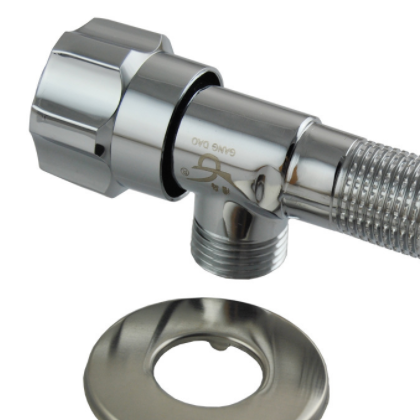 角阀铜红冲角阀批发 冷热通用三角阀 4分马桶阀 快开三角阀图3