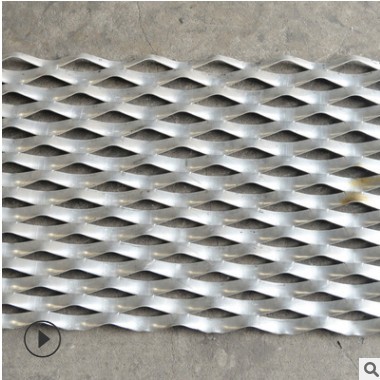 厂家直供 菱形铝板网 幕墙铝拉网 装饰铝板拉伸网 吊顶铝拉网