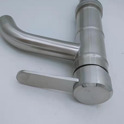 厂家直销304不锈钢面盆 水龙头单孔冷热混合水浴室洗手洗脸盆龙头图3