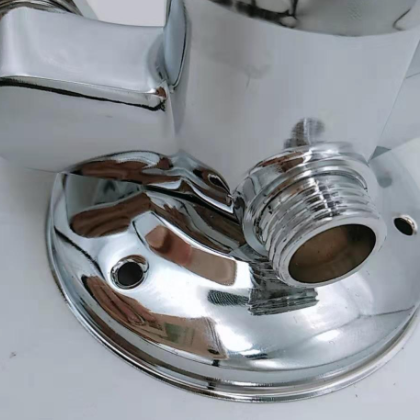 明装三角淋浴冷热混水阀 带活接六分四分出水混水阀 冷热淋浴龙头图3