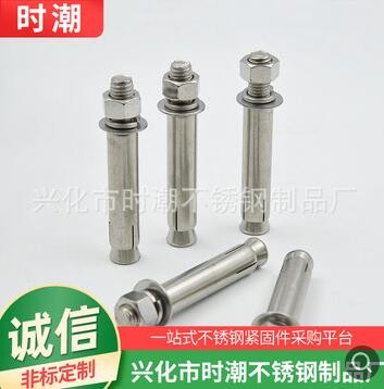 304不锈钢膨胀螺栓 空调支架螺丝批发 国标拉爆 M6-M12外膨胀螺丝图2