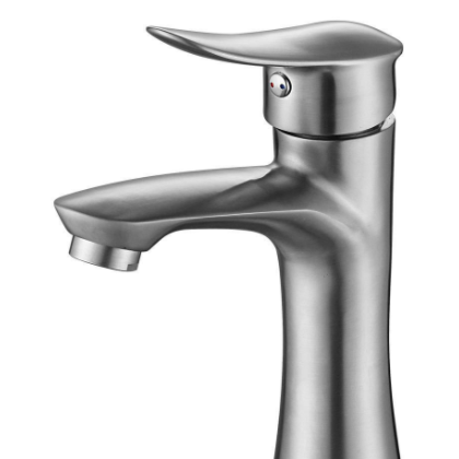 304不锈钢冷热洗菜盆精铸水槽双槽可旋转家用拉丝厨房水龙头图2