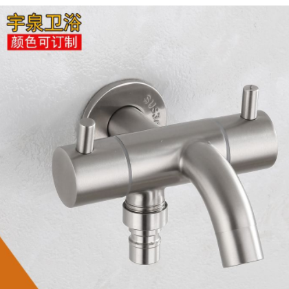 304不锈钢拉丝阳台增压喷枪浴室多功能妇法器喷头马桶伴侣套装图2