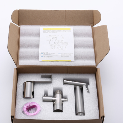 304不锈钢美规妇洗器欧规马桶伴侣清洗7/8分水器挂座马桶喷枪套装图3