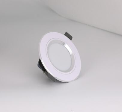 三色变光筒灯 家用暗装开孔7.5 8 9 10公分LED双色筒灯嵌入式灯具图3