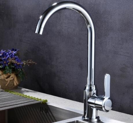 洗菜盆可旋转菜盆水槽家用电镀不锈钢滚珠厨房龙头冷热轴承水龙头图2