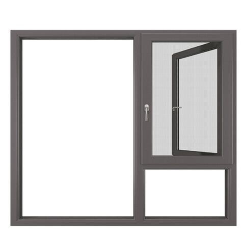 铝合金门窗批发封阳台玻璃隔音窗户上官盾109断桥铝平开窗落地窗图2