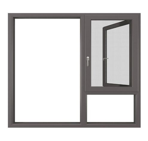 断桥铝门窗厂家隔音玻璃窗上官盾108铝合金平开窗封阳台全景窗户图2