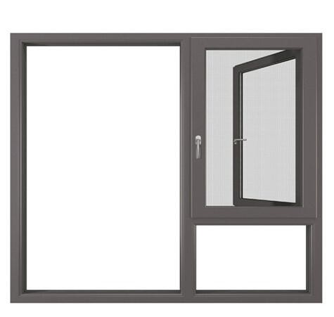 断桥铝别墅落地窗封阳台纱窗一体上官盾铝合金门窗落地隔音窗工厂图2