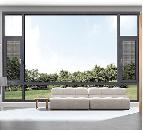 佛山铝合金门窗封阳台玻璃上官盾断桥铝平开别墅落地窗隔音窗批发