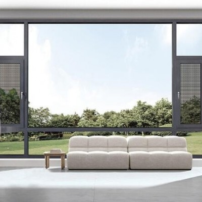 佛山铝合金门窗封阳台玻璃上官盾断桥铝平开别墅落地窗隔音窗批发
