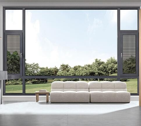 铝合金门窗封阳台中空玻璃隔音窗上官盾断桥铝平开落地窗一件代发图2