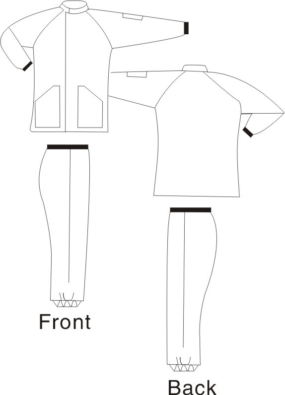 2-3防静电分体服(立领)RS-102A