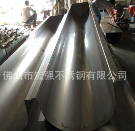 304不锈钢天沟排水槽 加工316不锈钢排水天沟雨水沟盖板集水槽