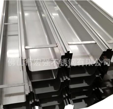 304不锈钢天沟排水槽 加工316不锈钢排水天沟雨水沟盖板集水槽图2