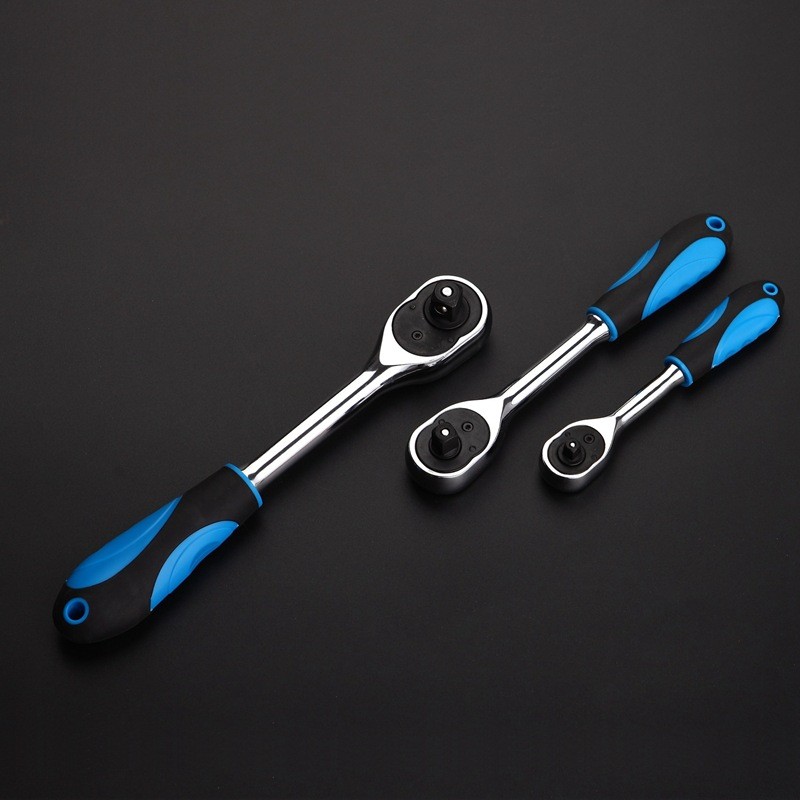 72齿棘轮套筒扳手省力工具棘轮扳手双向棘轮套筒扳手直柄弯柄套筒图3