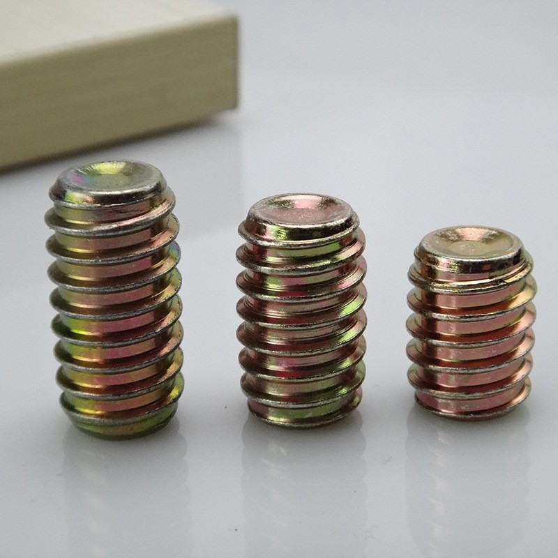 铁内外牙预埋螺母沉头内六角直通螺母家具实木螺母宝塔家具连接件图2