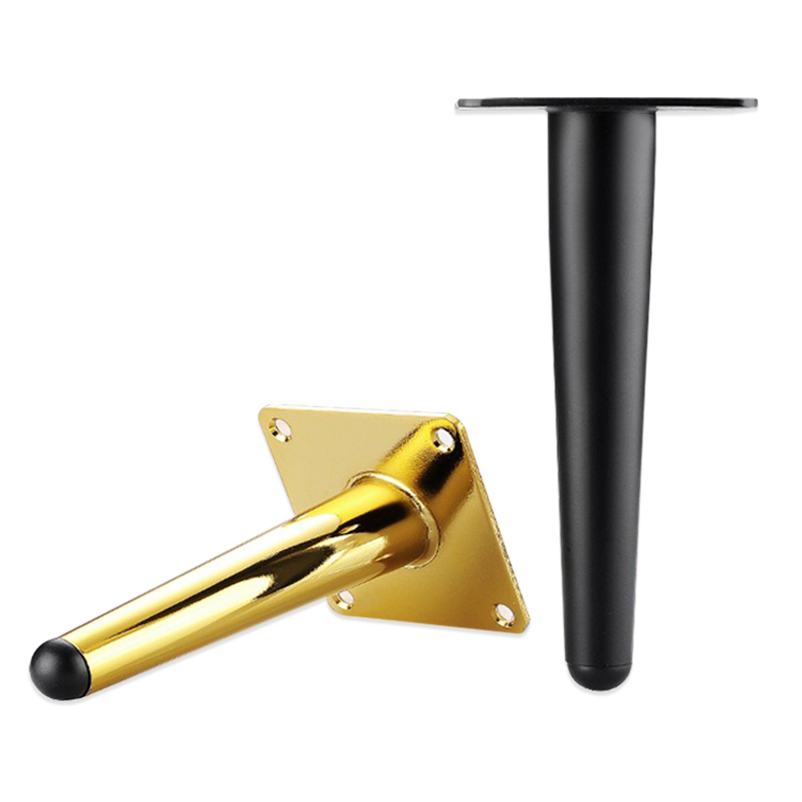 批发轻奢双色金属电视柜茶几脚沙发支撑脚家具鞋架浴室柜铝合金腿