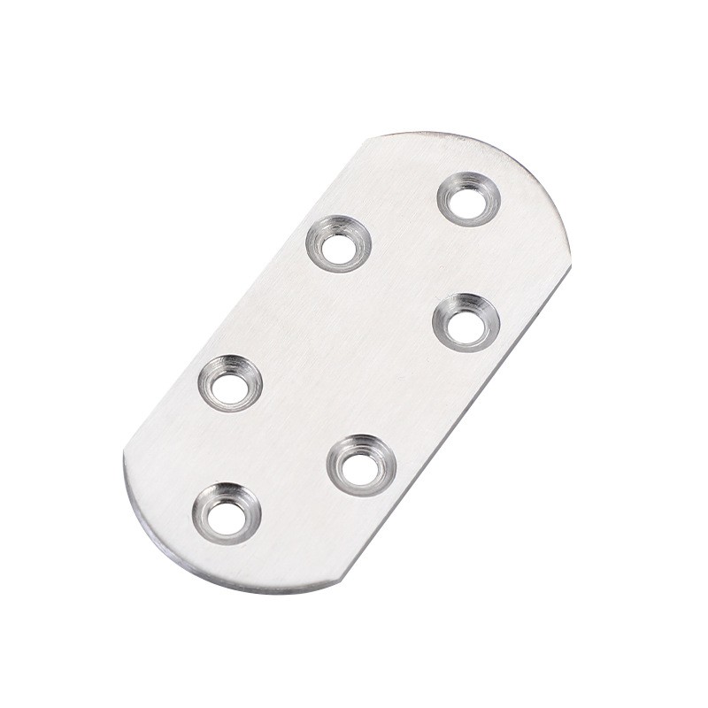 一字平角片角码直片平角角码五金家具配件不锈钢连接件加厚固定片图2