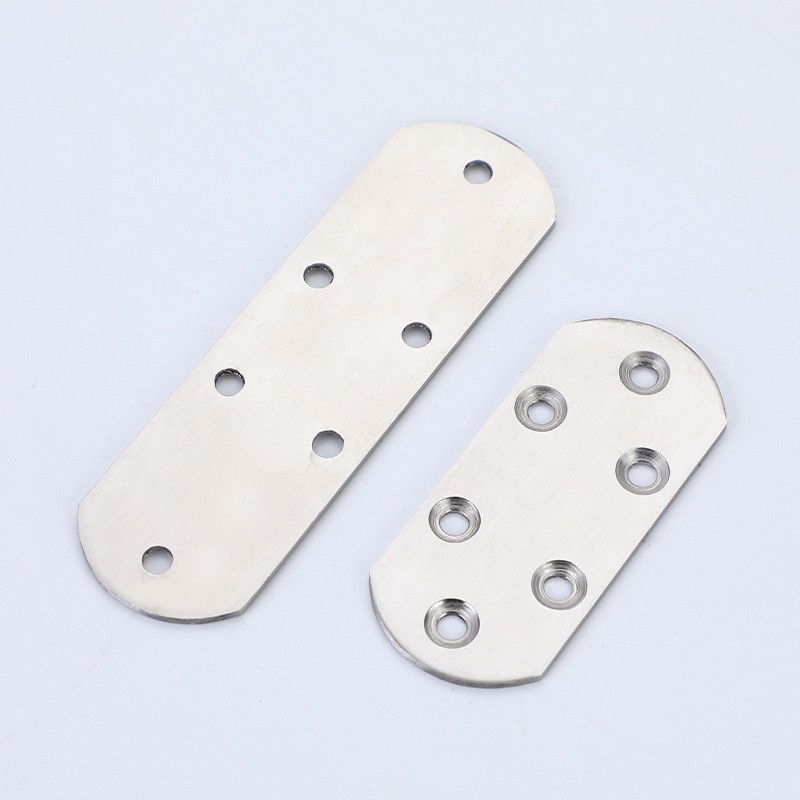 一字平角片角码直片平角角码五金家具配件不锈钢连接件加厚固定片图3