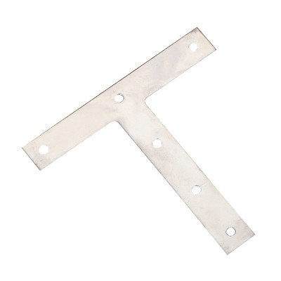 T型L型角铁连接片 加厚加固90度直角镀彩镀镍五金家具配件铁角码