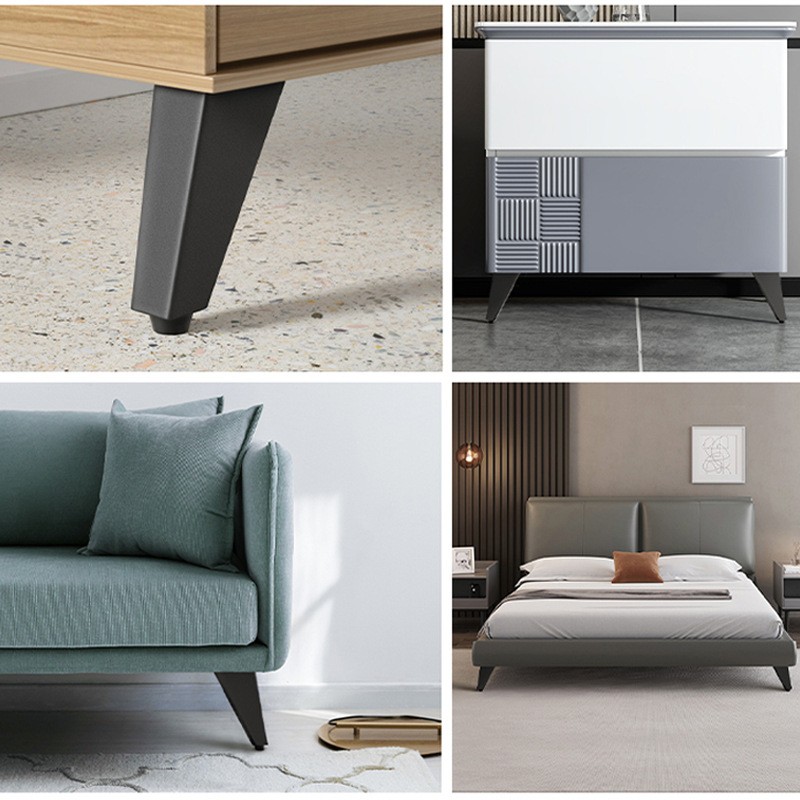 床头柜家用支撑脚香槟金防滑可调节斜柜脚现代简约家具茶几沙发脚图3