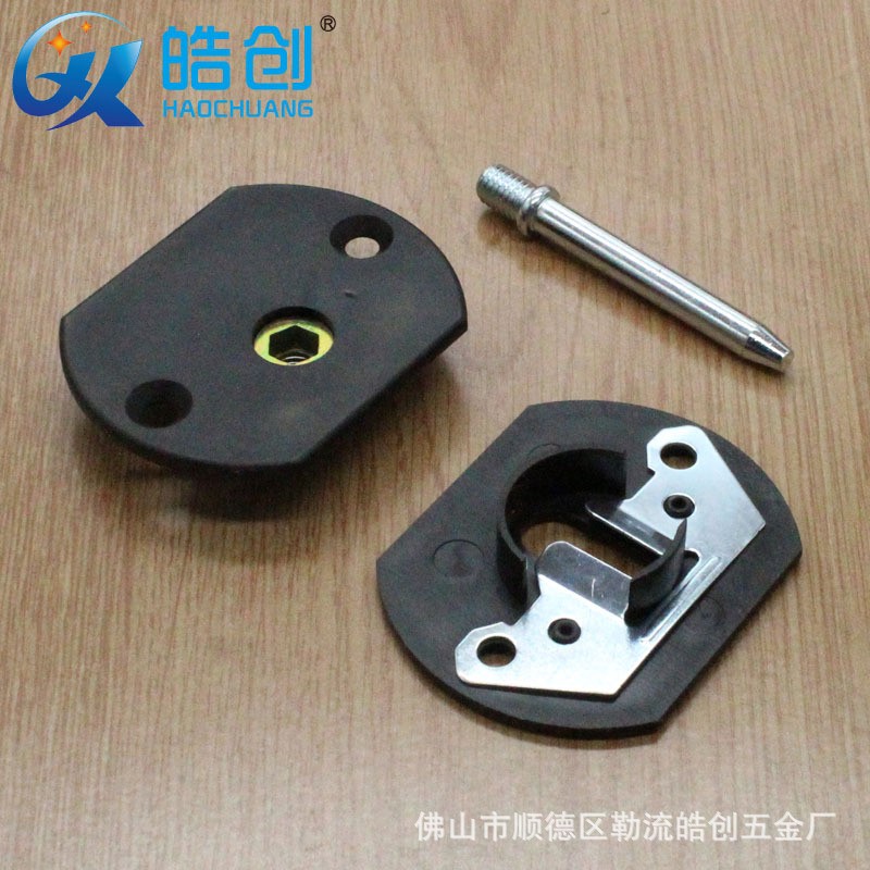 沙发AB插扣 塑料加厚夹紧固定件 床靠头沙发扶手连接家具五金配件图2