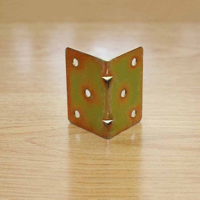 皓创厂家直供90度直角码铁45mm六孔加厚固定连接件五金家具配件