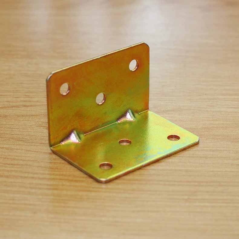 皓创厂家直供90度直角码铁45mm六孔加厚固定连接件五金家具配件图2