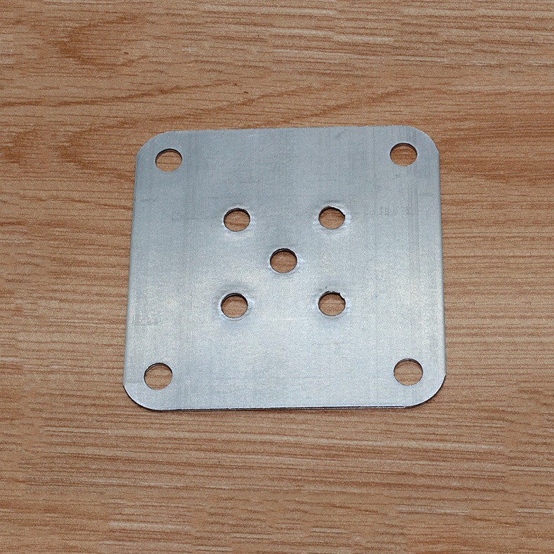 皓创厂家直供2.0mm厚7X7cm方铁片沙发木脚连接件固定家具五金配件图3