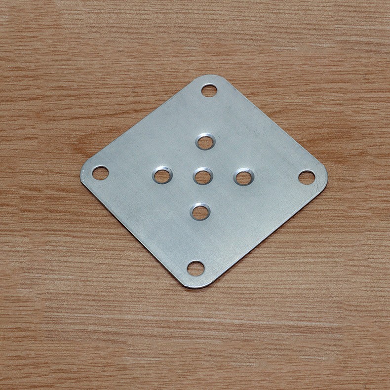 皓创厂家直供2.0mm厚7X7cm方铁片沙发木脚连接件固定家具五金配件图2