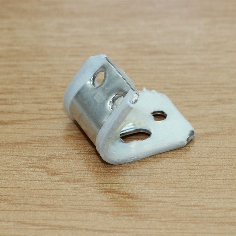 皓创厂家直供1.0mm五孔半套胶弹簧夹卡扣连接家具沙发五金配件图3