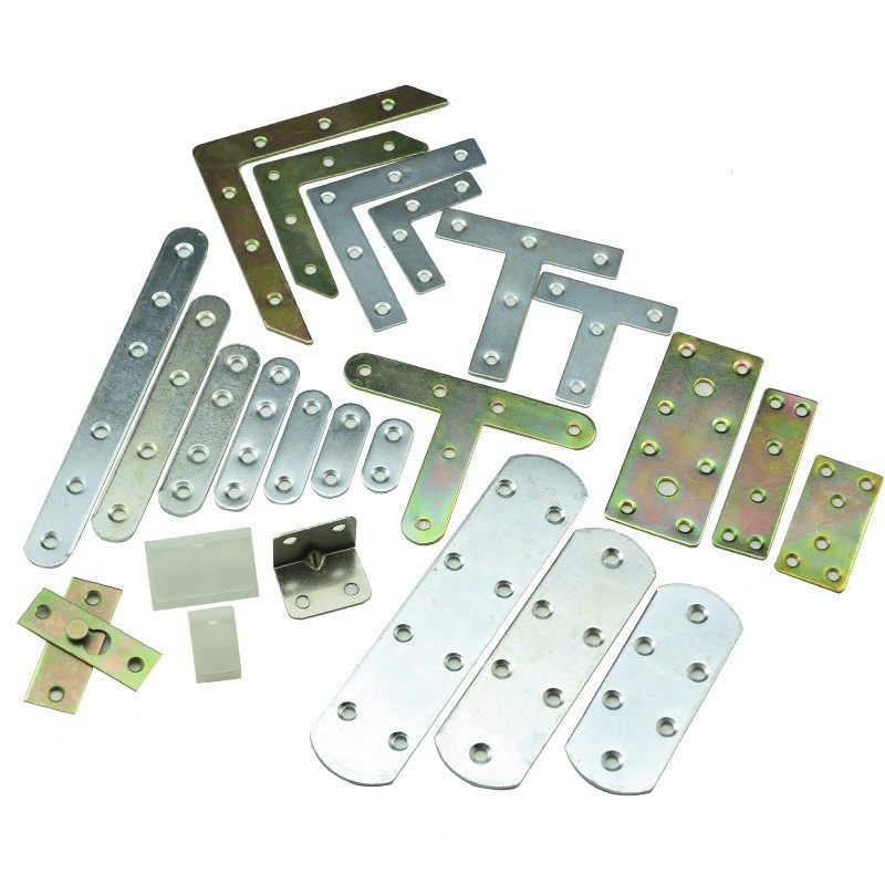 厂家批发加厚连接件紧固件直条铁片T形铁片角码五金角码直型铁片图2