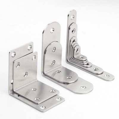 加厚不锈钢角码 L型支架固定片 90度直角木板层板托连接T型固定件