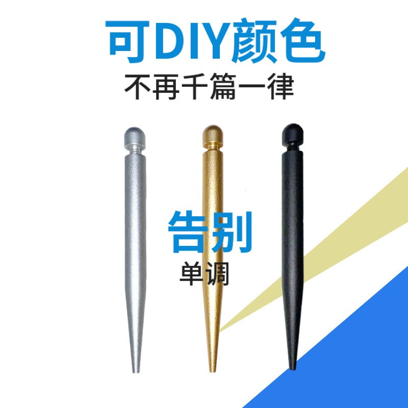 厂家现货批发现代简约笔尖广告钉亚克力相框支架铝合金广告螺丝钉图3