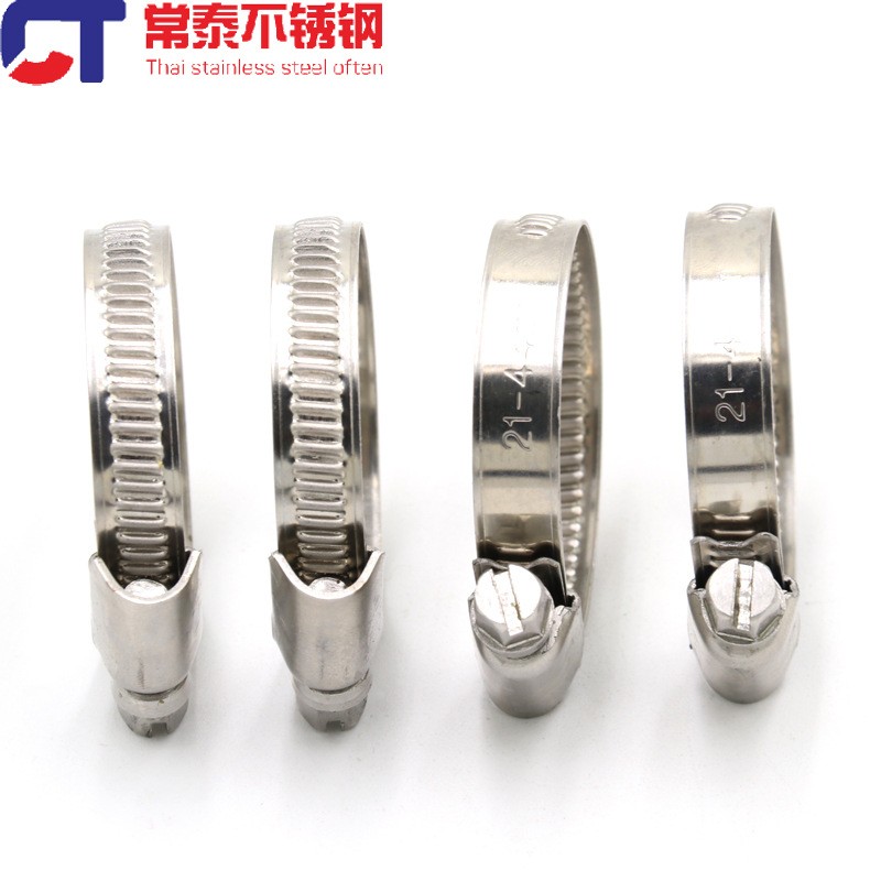201 304 316不锈钢德式喉箍 全钢 半钢德式卡箍 管卡 9mm12mm带宽图3