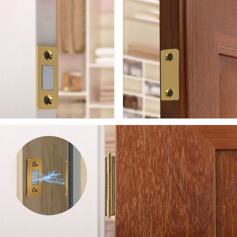 免打孔隐形磁吸超薄强磁衣柜橱柜门磁碰吸推拉门抽屉移门柜吸图3