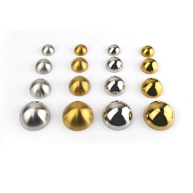 304不锈钢镜钉 亚克力半圆固定螺丝装饰盖帽 广告牌玻璃镜钉批发图3