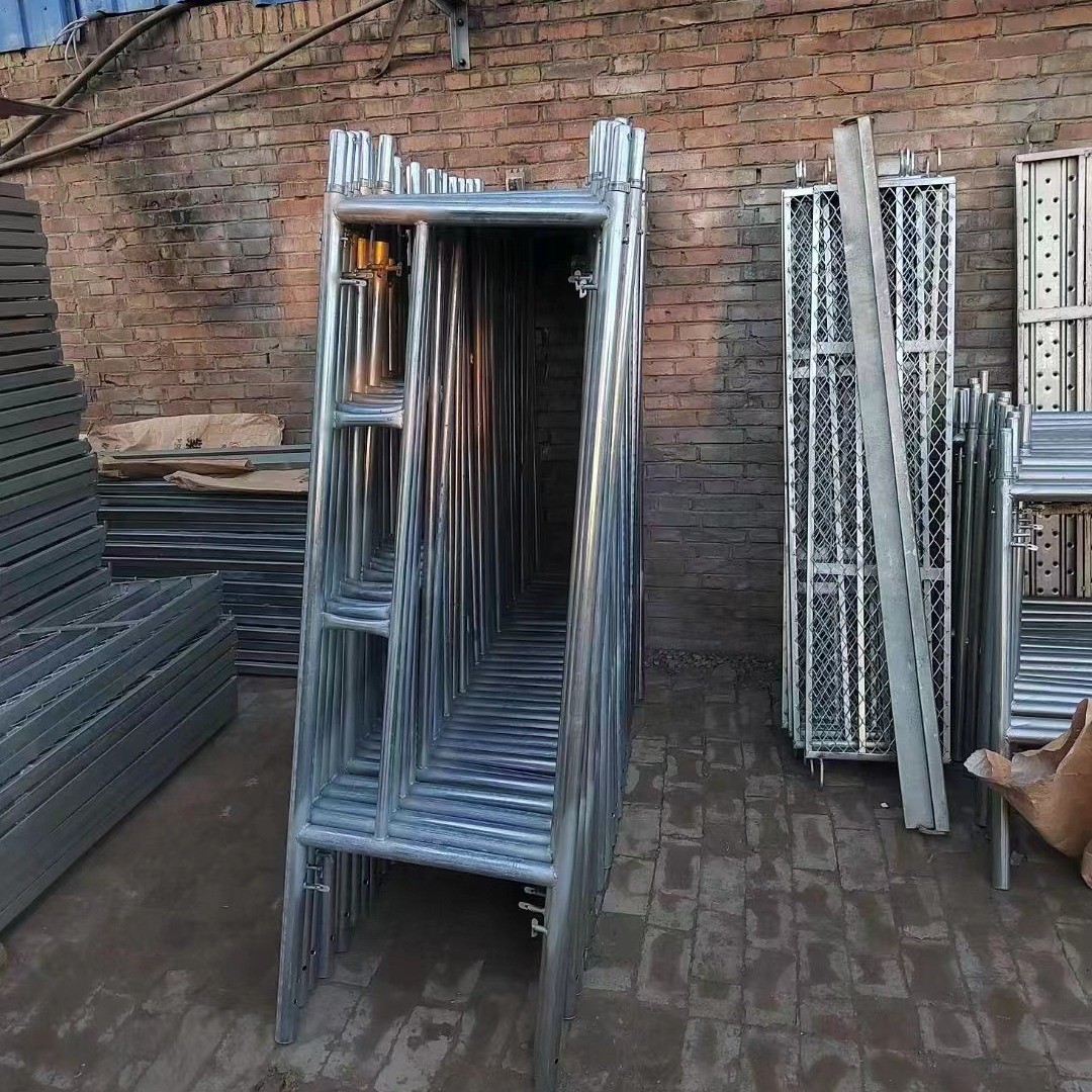 门式梯形脚手架组合型脚手架 建筑装修移动式镀锌脚手架 批发图3