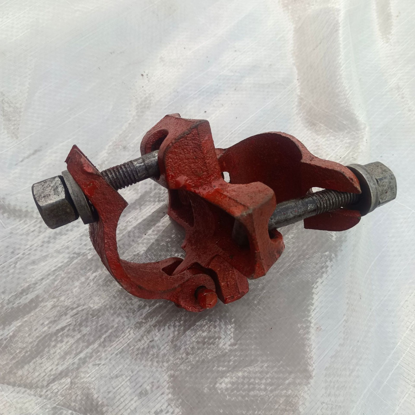 定制十字扣件 建筑工地固定钢管脚手架用十字旋转对接扣件图2